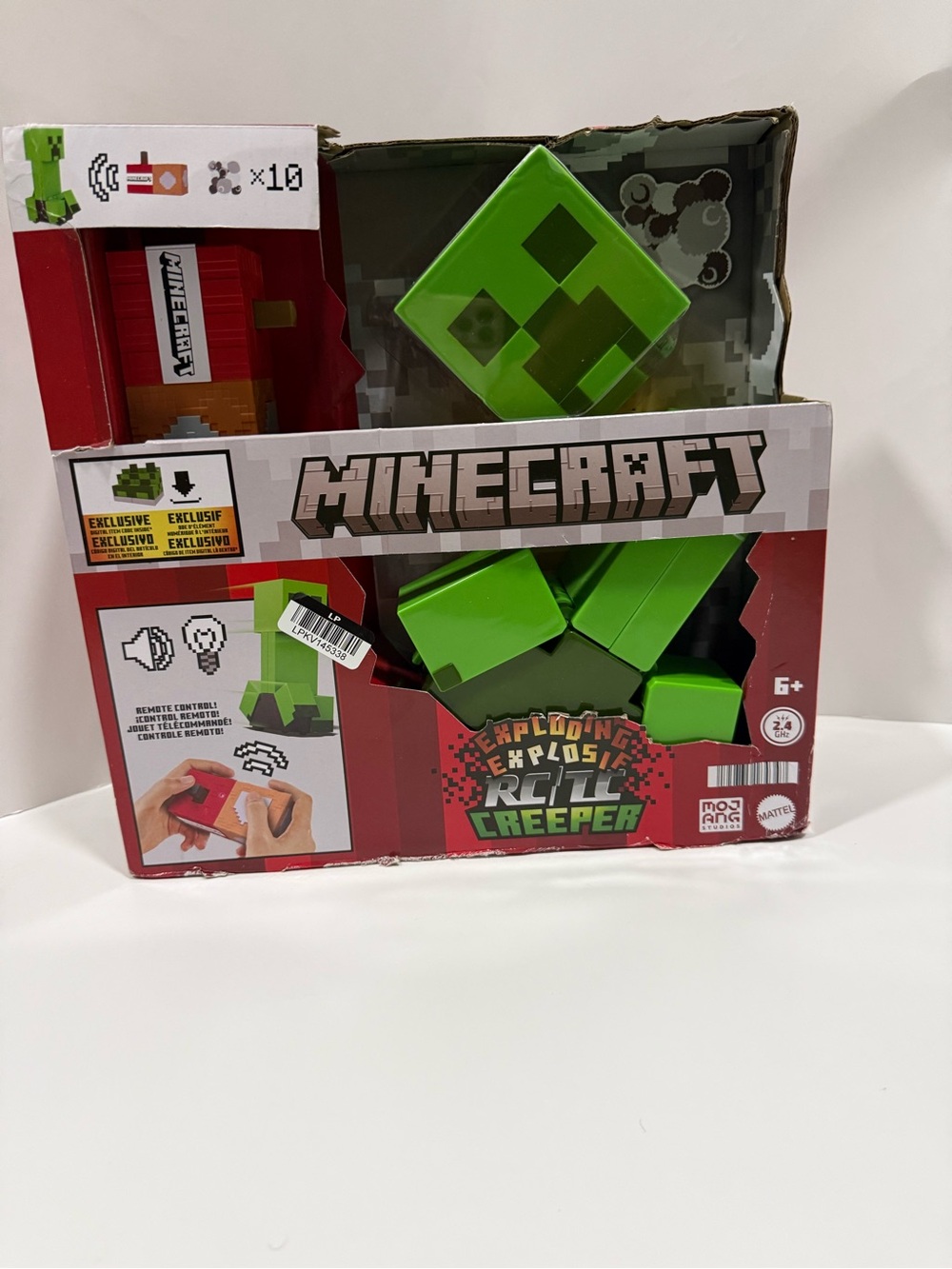 Mattel Minecraft Exploding RC Creeper Remote Control Toy - Picture 3 of 11